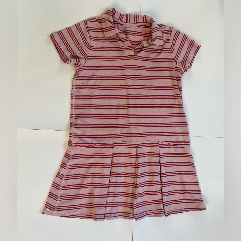 Hanna Andersson Striped Polo Dress Girls 12 / 150cm MadeForSun